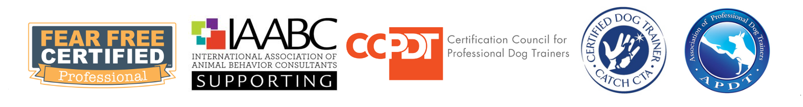 CCPDT CBCC-KA Fear Free Catch CTA Certified Dog Trainer